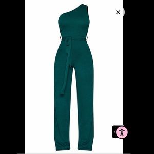 Pretty little things emerald jumpsuit